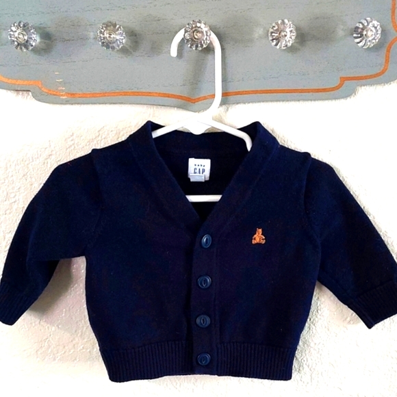 GAP Other - NWOT, Baby Gap button up cardigan in 3-6 months. Washed once when purcha…